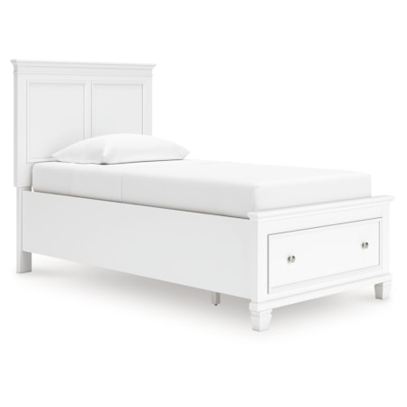 Twin Panel Storage Bed