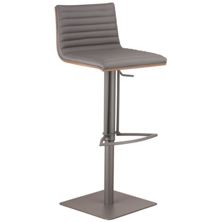 Adjustable Swivel Metal Barstool