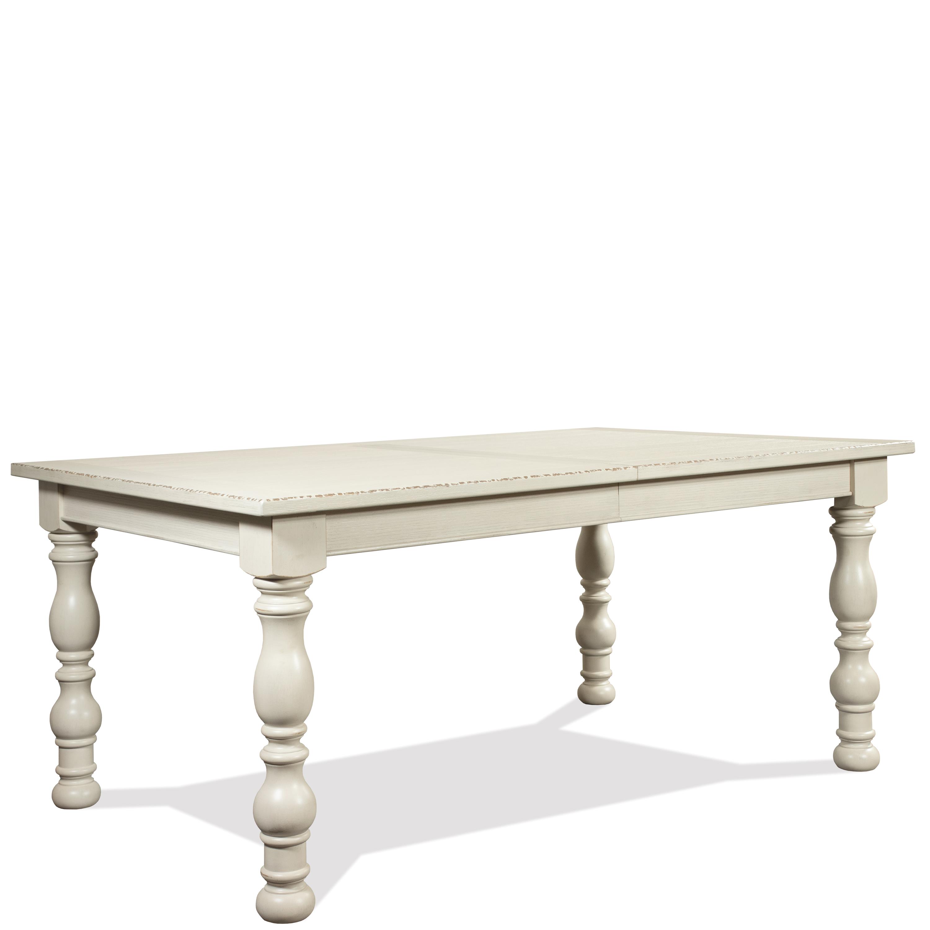 Riverside Furniture Aberdeen 21250 Farmhouse Expandable Dining Table ...