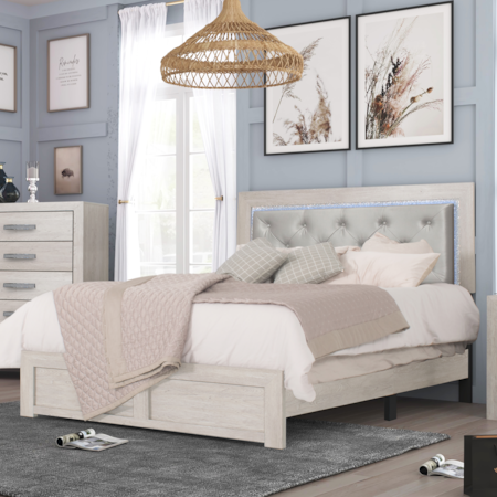 Queen Upholstered Bed