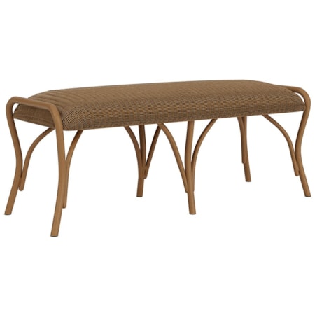 Settee Ottoman With Padded Seat