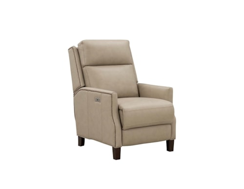Transitional Power Recliner with Power Headrest