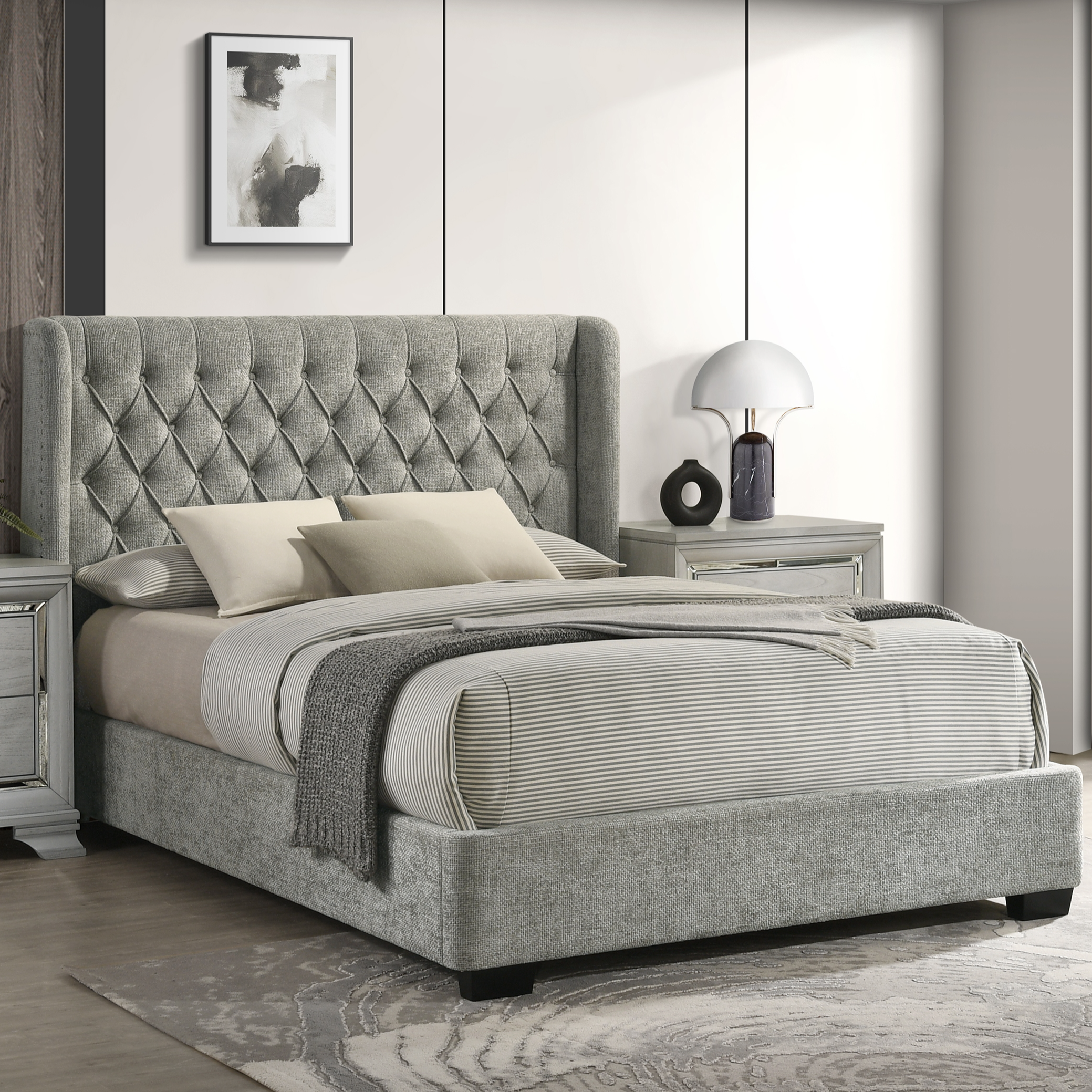 Queen Upholstered Bed