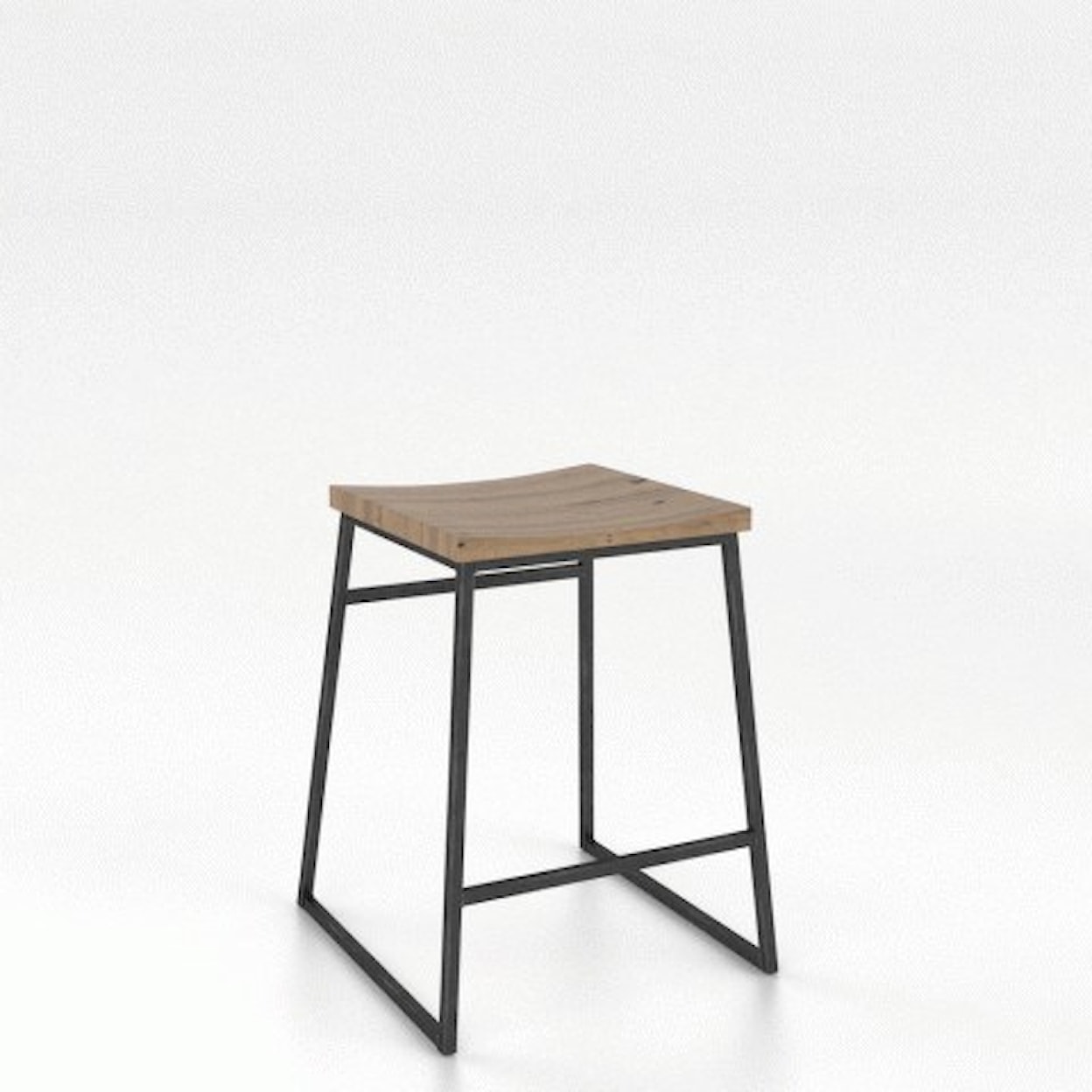 Canadel Loft Customizable Wood Fixed Stool