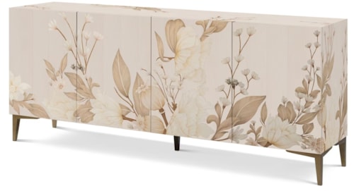 Bouquet Contemporary 4-Door Sideboard