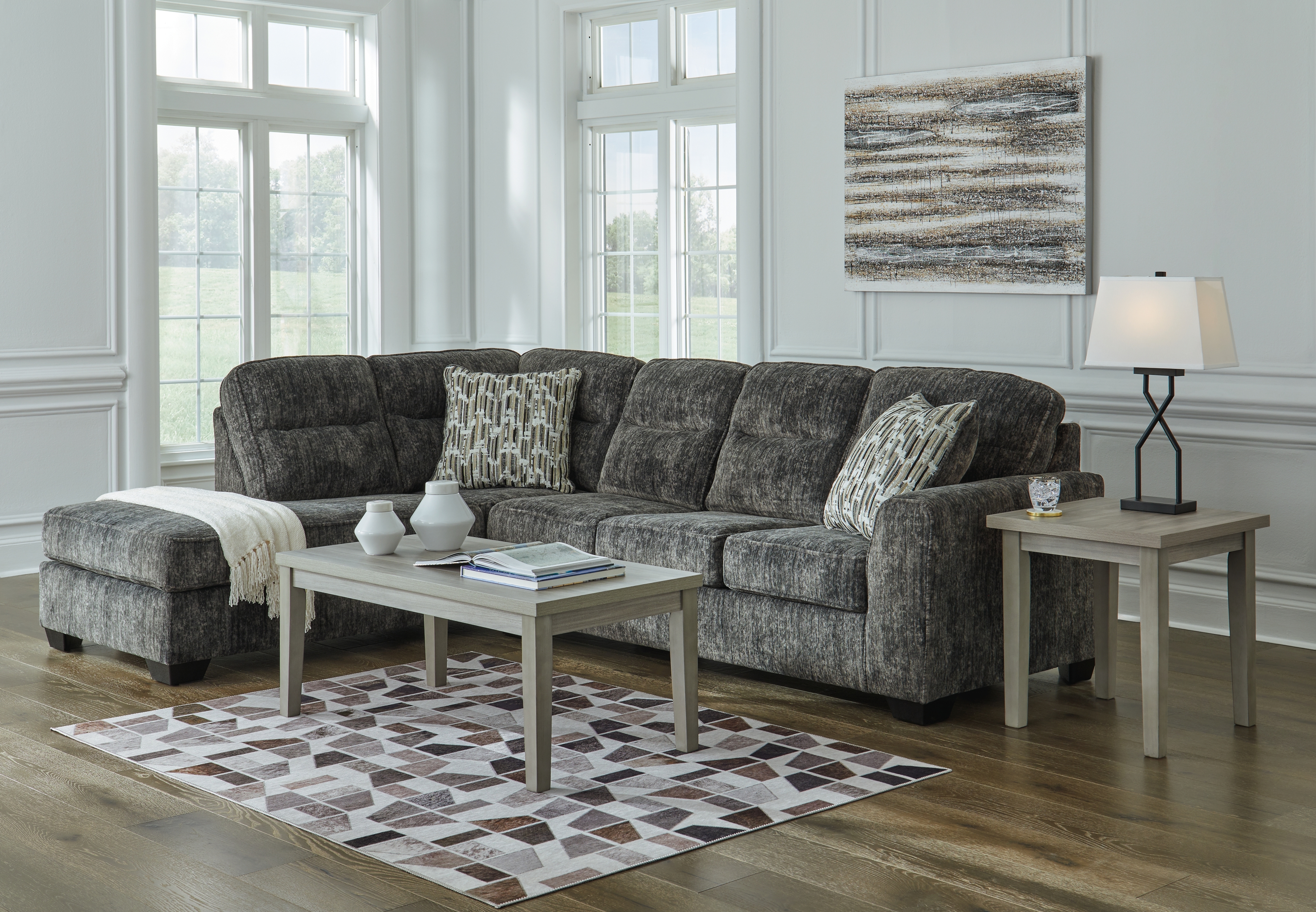Signature Design by Ashley Lonoke 2-Piece Sectional With Chaise