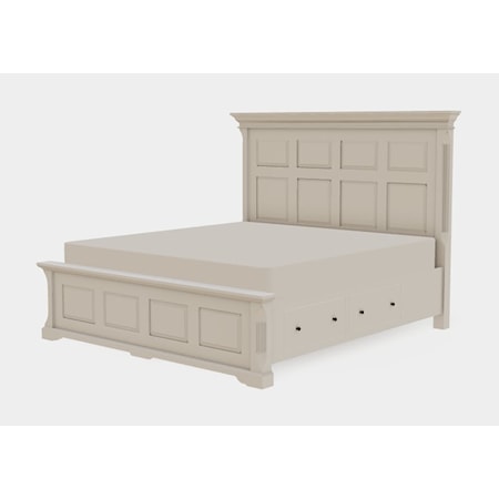 King Panel Bed Both Drawerside