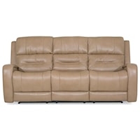 Washington Contemporary Power Reclining Sofa with Power Headrests