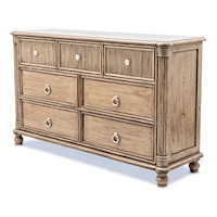 Coastal 7-Drawer Dresser