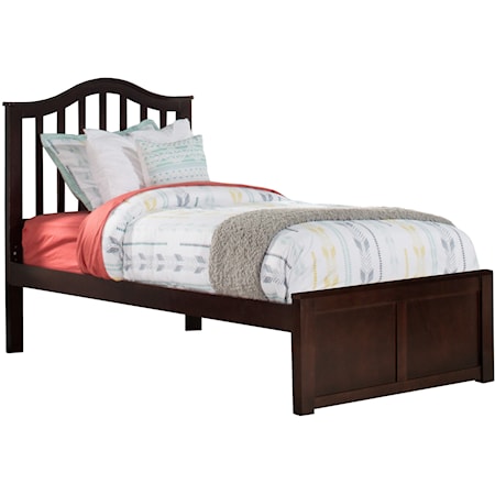 Twin Arch Spindle Platform Bed
