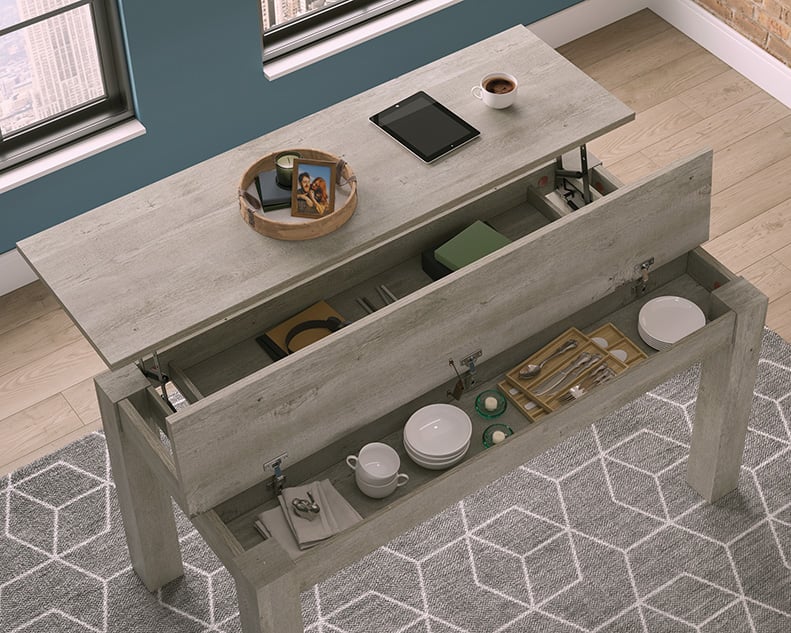 Lift-Top Dining Table