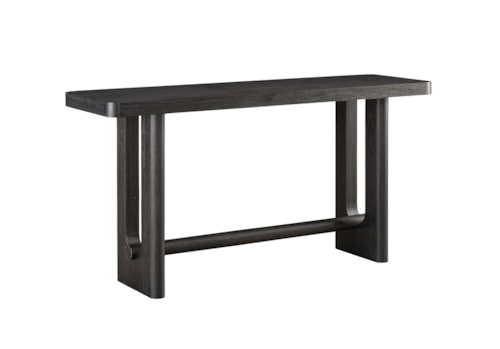 Contemporary Sofa Table with Dowel Trestle Base