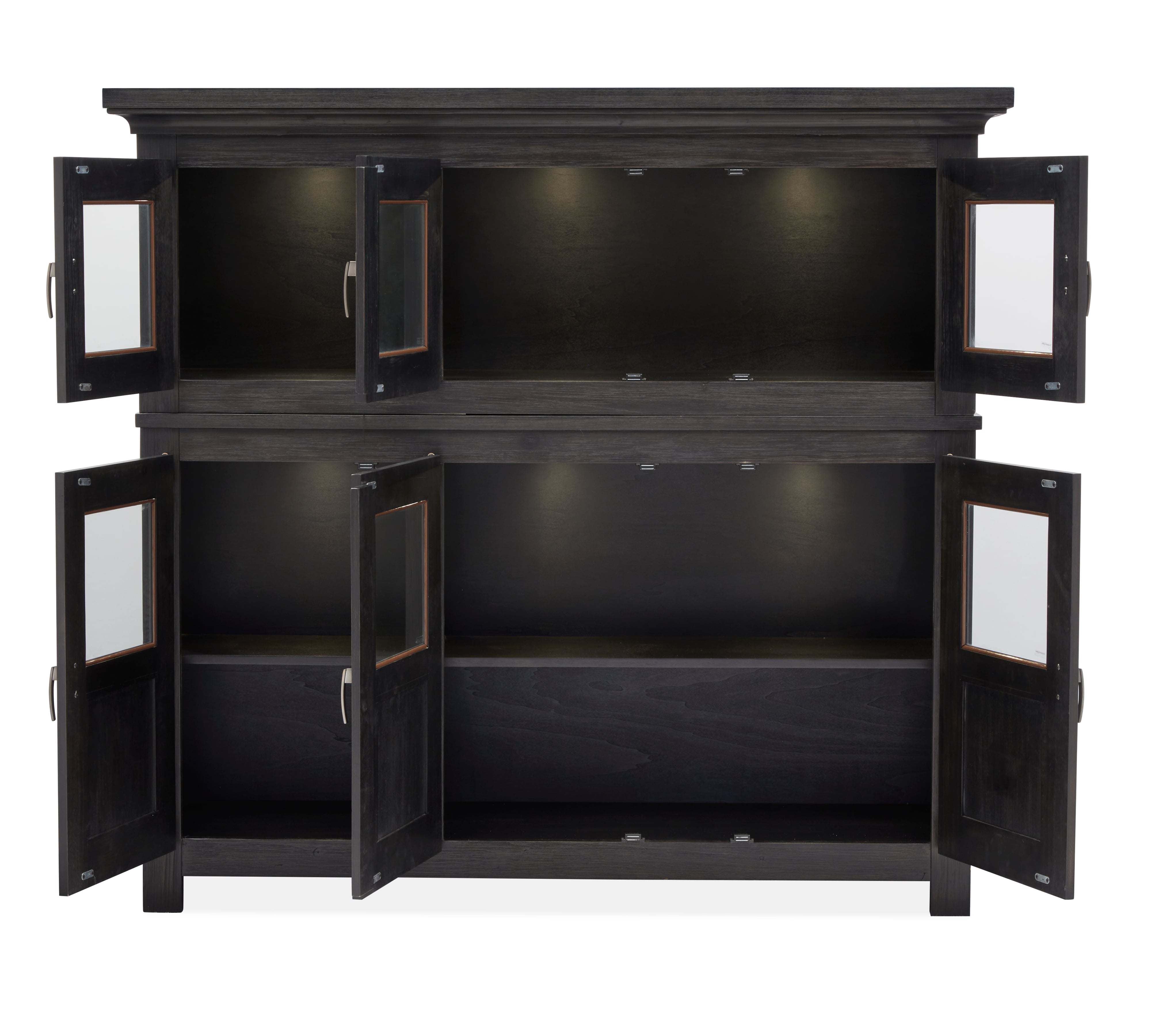 Magnussen Home Sierra Dining D566508 Accent Display with ThreeWay Touch Lighting