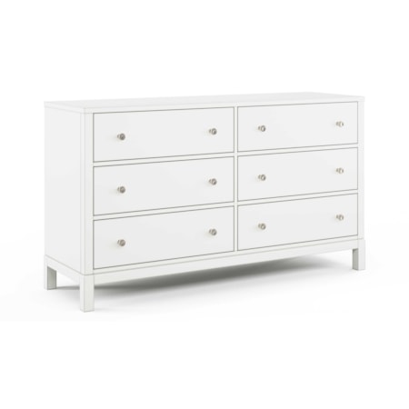 6-Drawer Double Dresser