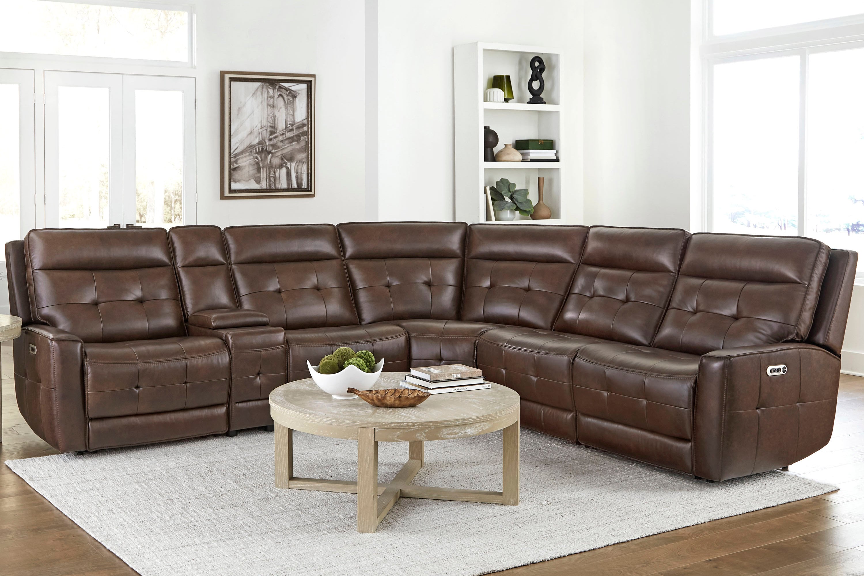 6-Piece Power Reclining Sectional Sofa