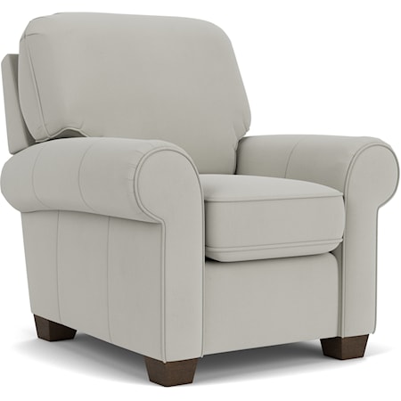 Transitional High-Leg Recliner