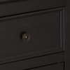 Accentrics Home Accents Four Door Cabinet in Antique Black