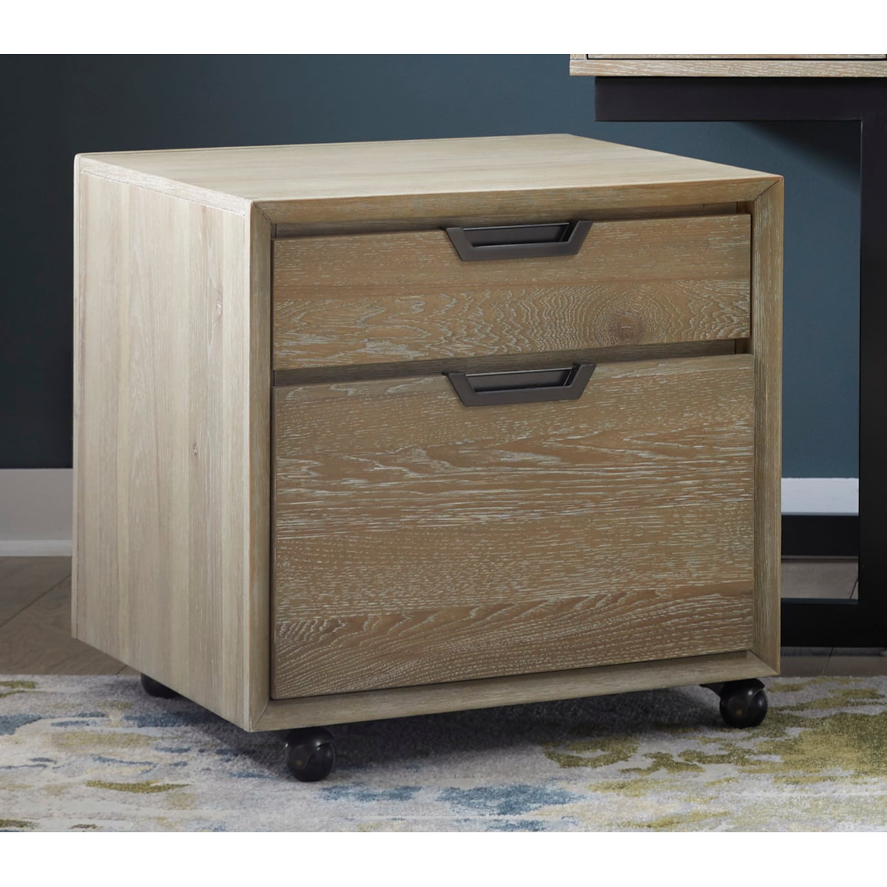 Aspenhome Harper Point IHP-346-KHA Contemporary 2-Drawer File Cabinet ...