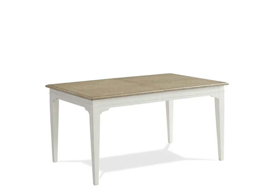 Myra Rectangle Leg Dining Table by Riverside Furniture at Zak's Home