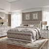 Liberty Furniture Magnolia Manor California King Upholstered Sleigh Bed