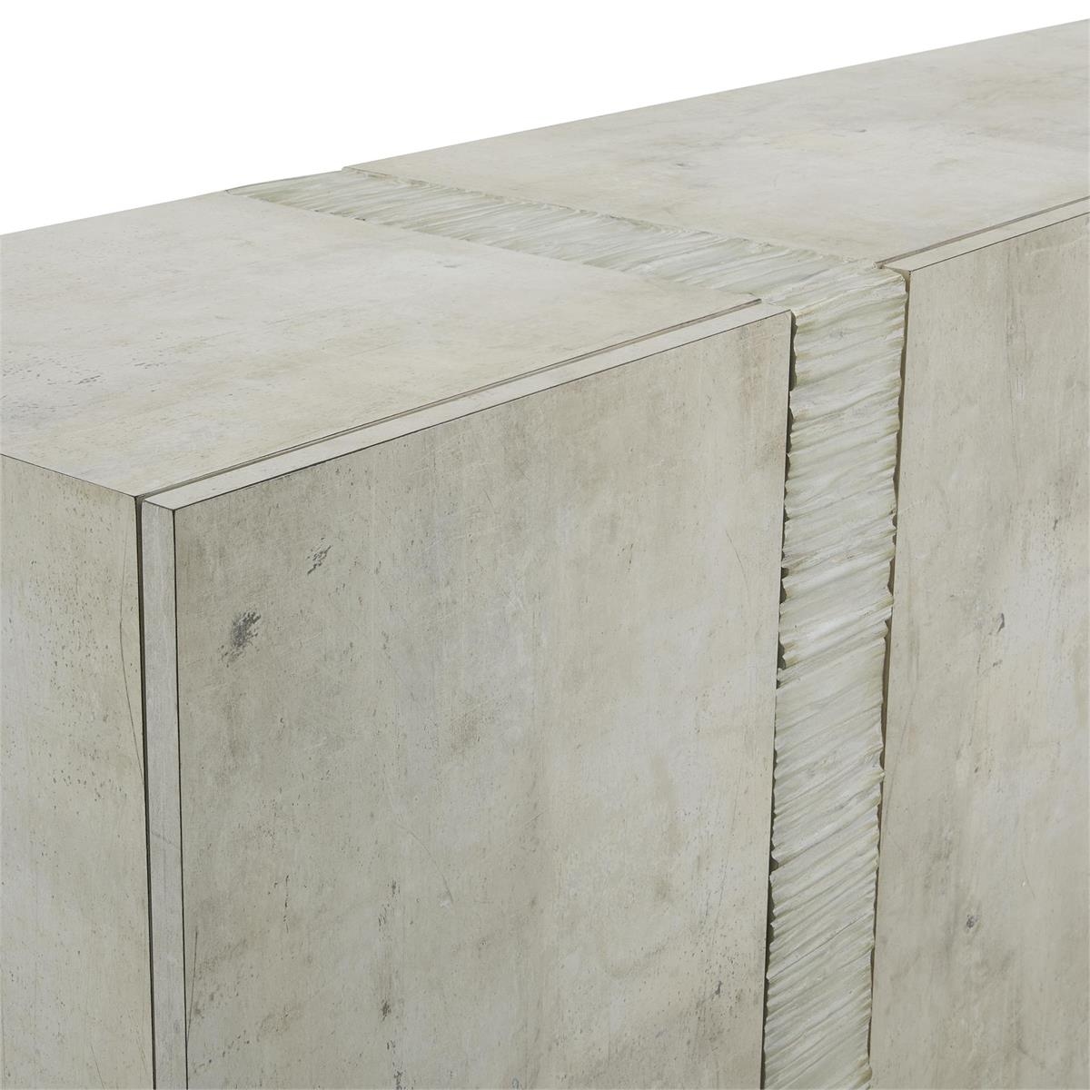 Modern 4-Door Sideboard w/Push-to-Open Doors