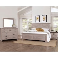 Rustic 4-Piece Queen Bedroom Set