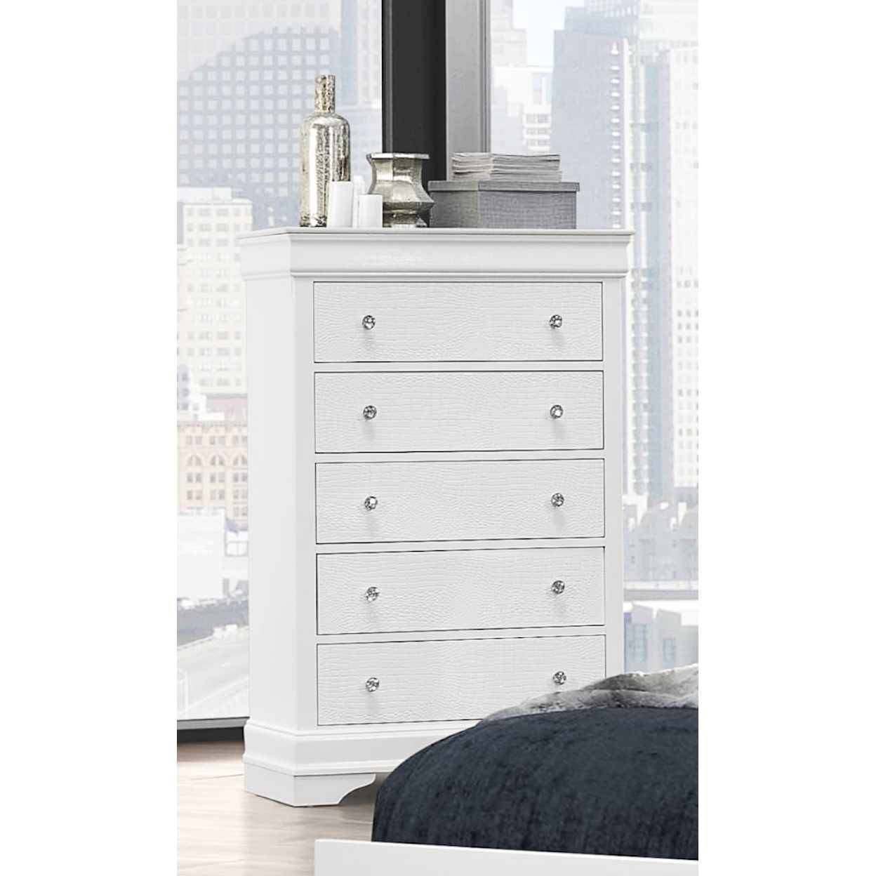 Global Furniture Pompei 5-Drawer Chest