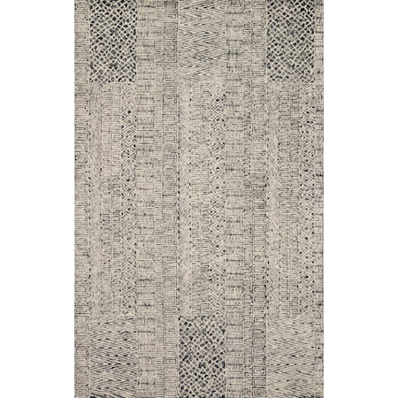 2&apos;6&quot; x 7&apos;6&quot; Charcoal Rug