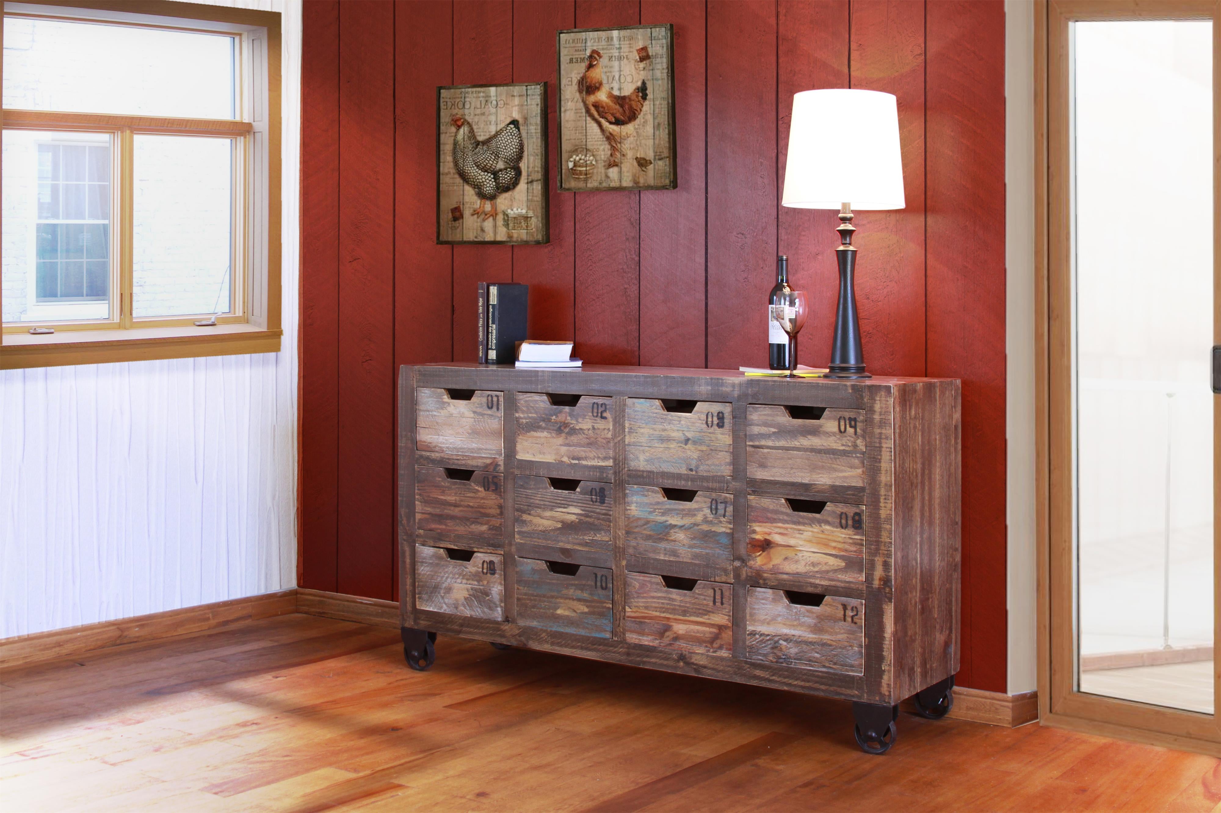 12-Drawer Console