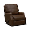 Tennessee Custom Upholstery EZ1650/AL/N Series Leather Swivel Gliding Recliner