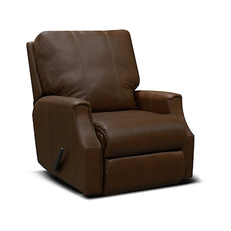 Leather Swivel Gliding Recliner