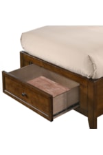 Intercon San Mateo Youth Transitional Youth Twin Storage Panel Bed with 1 Footboard Drawer