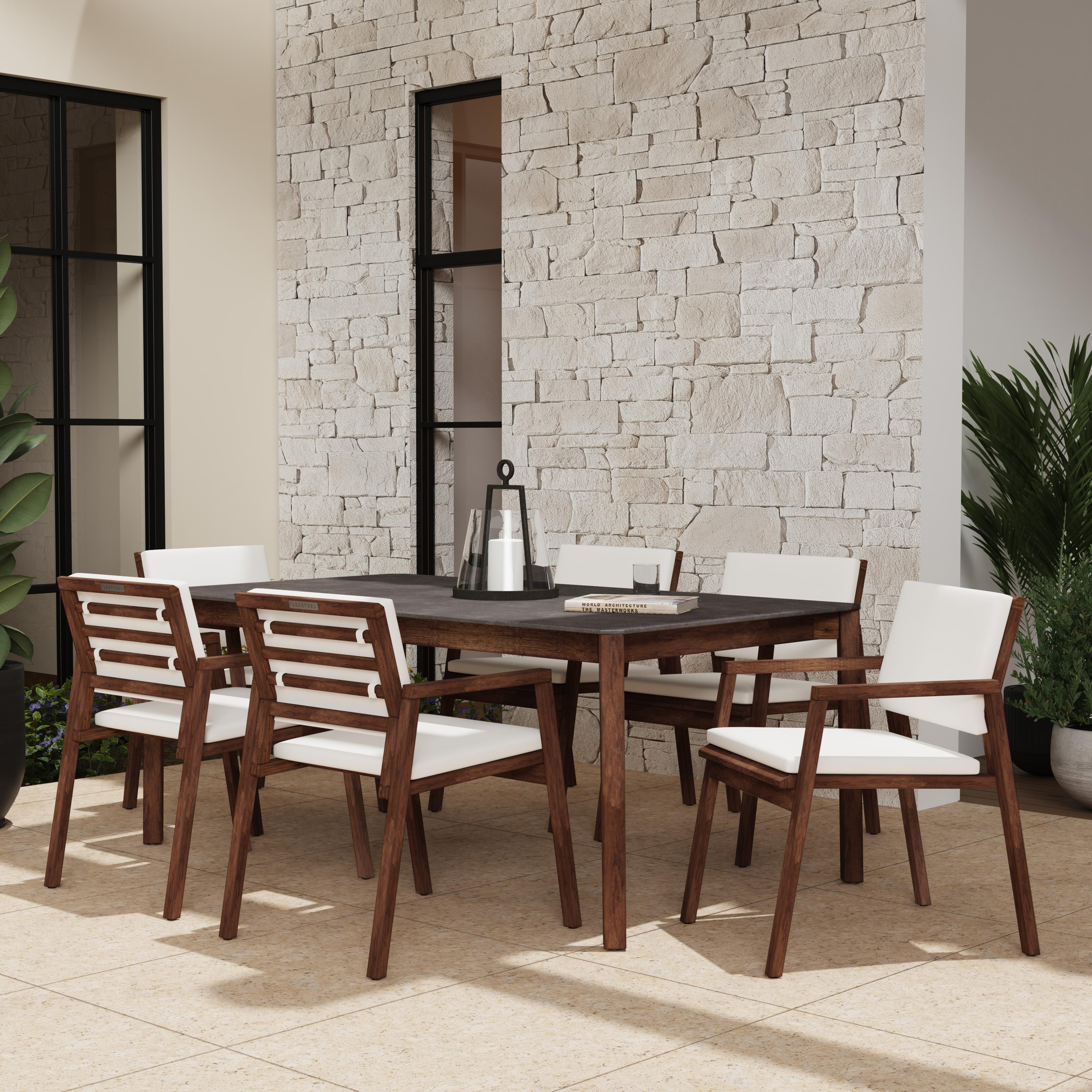 Flexsteel Casegoods Nova G6300841 Contemporary Outdoor Arm Dining