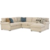 Hickory Craft 723650BD Sectional with RAF Chaise