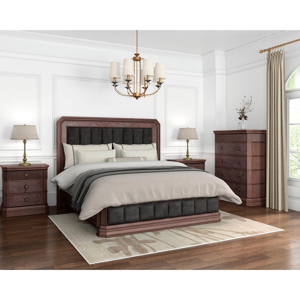 A.R.T. Furniture Inc 328 - Revival King Upholstered Bed