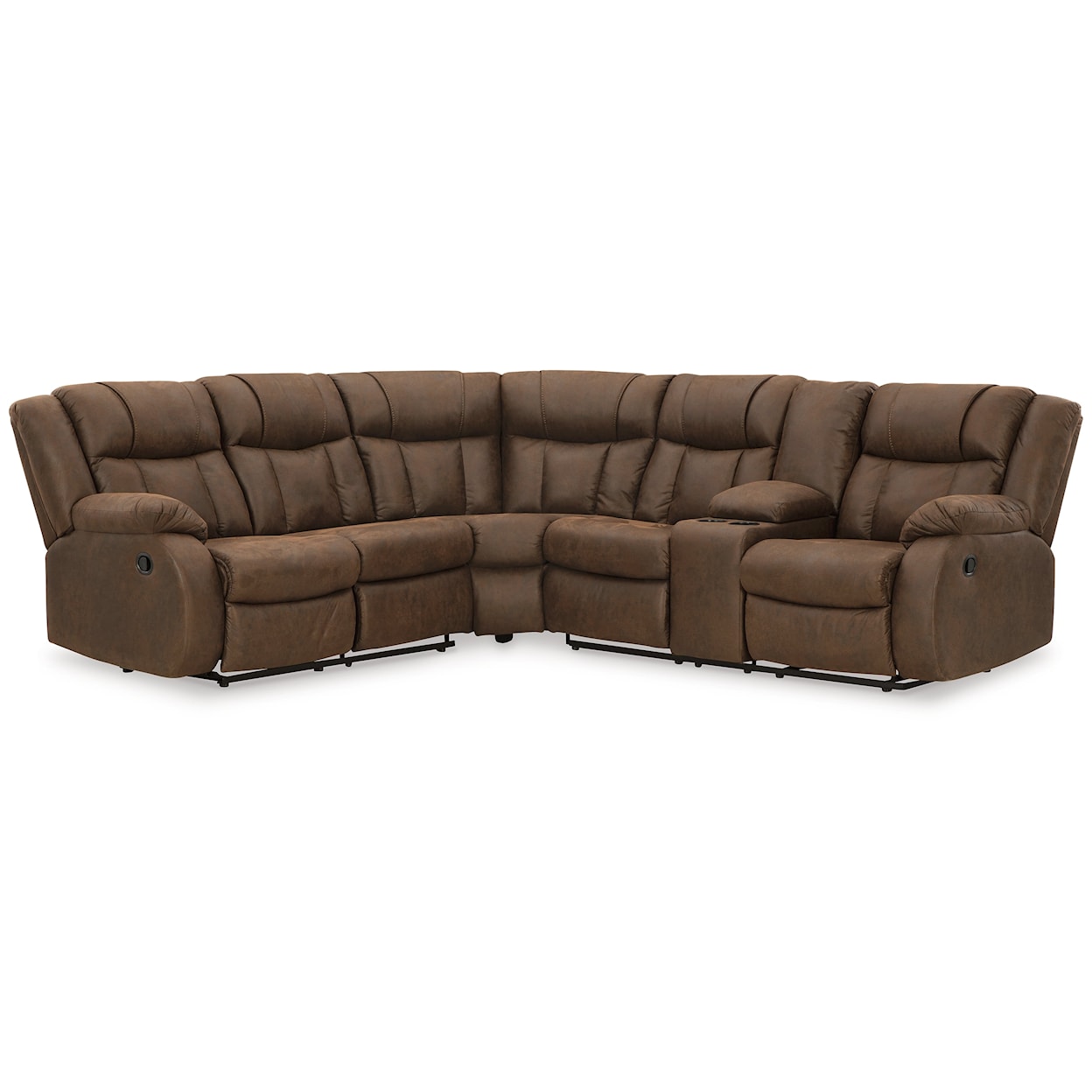 Ashley Furniture Signature Design Trail Boys Reclining Sectional Sofa