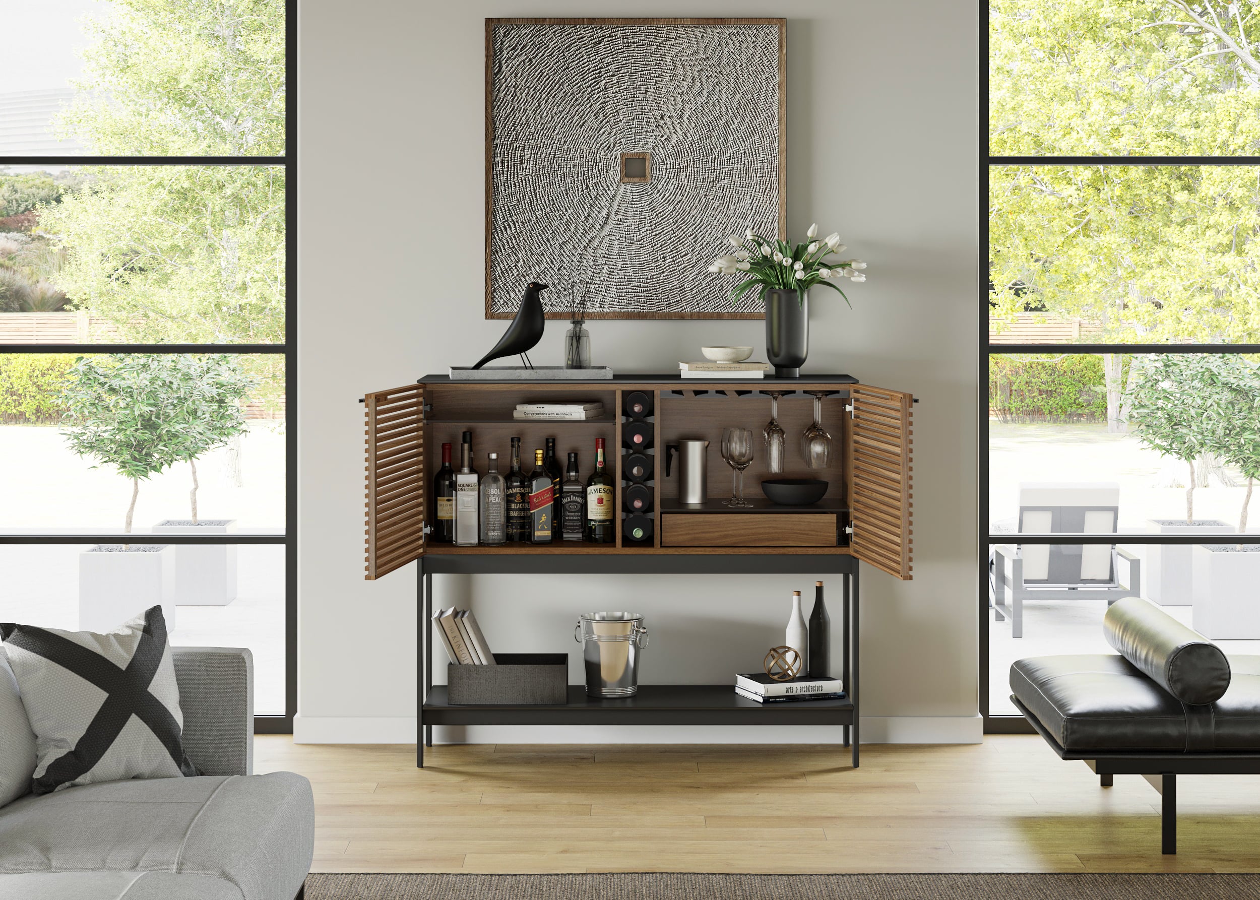 BDI Corridor Bar Cabinet