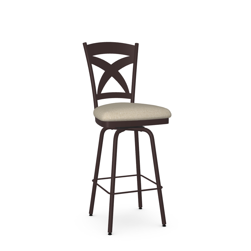 Upholstered Counter Height Swivel Stool