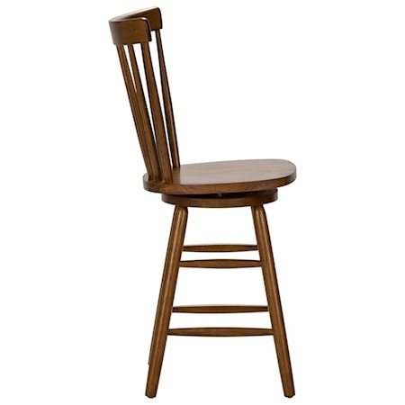 24&quot; Counter Height Swivel Stool