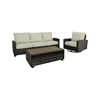Transitional Outdoor Seating Set Suppress