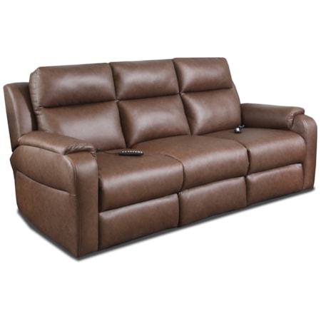 Power Headrest Double Reclining Sofa