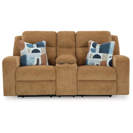 Reclining Loveseat With Console