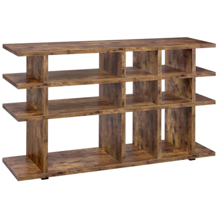 Santos 63-inch 3-shelf Console Bookcases