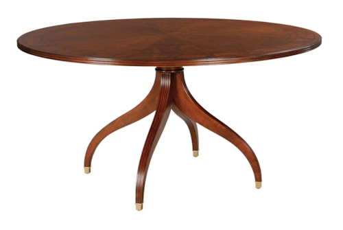 Traditional Round Dining Table - Complete
