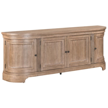 82" 4-Door TV Console