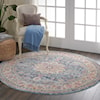 Nourison Vintage Kashan 4' Round  Rug