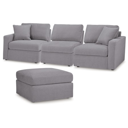 Sectional And Ottoman