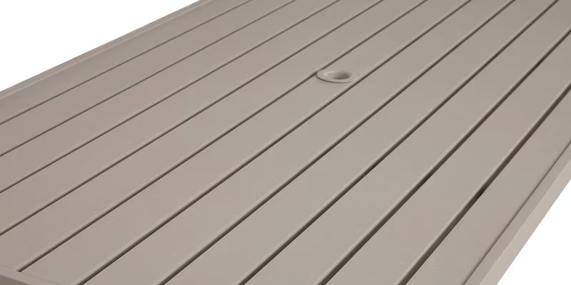 Bassett Bonavista 72" Rect. Outdoor Dining Table w/Umb. Hole