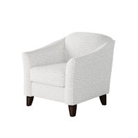 Accent Chair with Sloped Arms