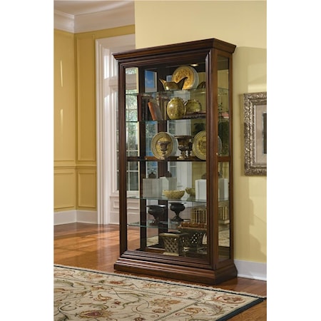 Living Room Sliding Door Curio Cabniet